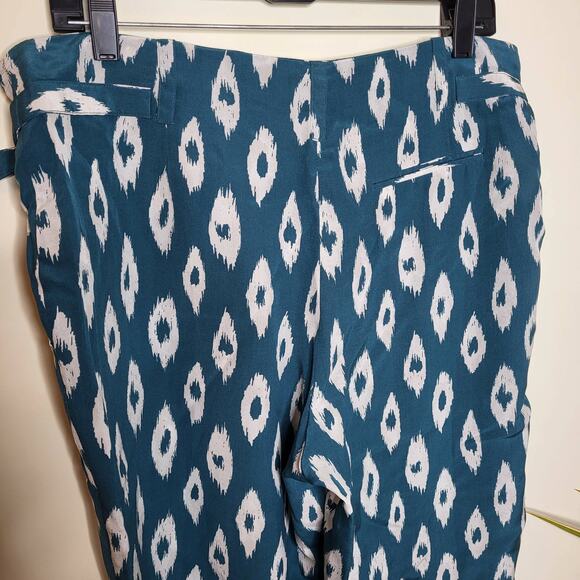Equipment Print Pants Abstract sz 12 - Picture 4 of 10